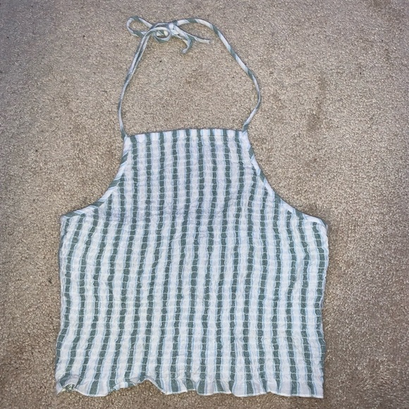 American Eagle Outfitters Tops - American Eagle high neck smocked halter